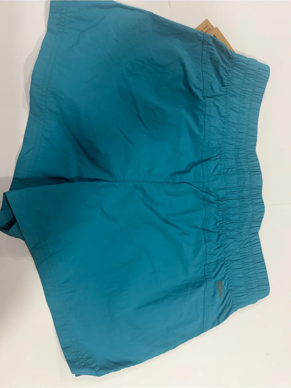 Eddie Bauer women’s Teal Elastic-Waist Shorts